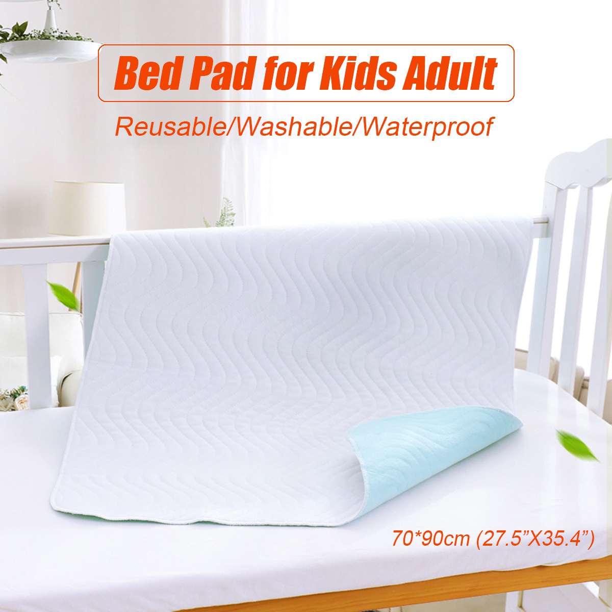 Bébé adulte imperméable à l'eau feuille Urine tampons à langer tampon d'urine réutilisable infantile literie Incontinence Patient Pad Nappy matelas à langer