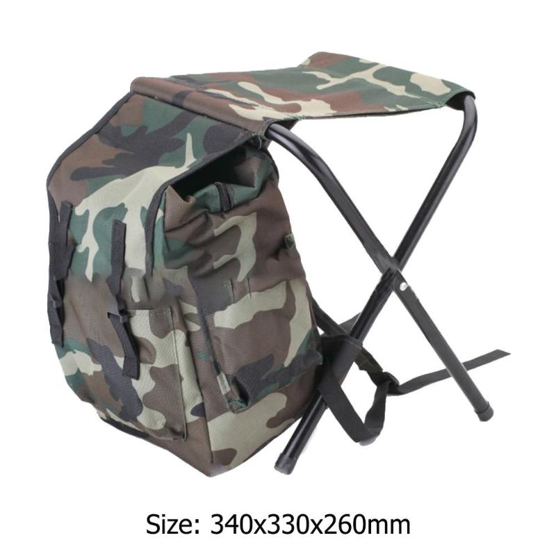 En plein air pliant Camping chaise de pêche tabouret Portable sac à dos refroidisseur isolé sac de pique-nique randonnée siège Table sac tabouret sacs: Stool Bag