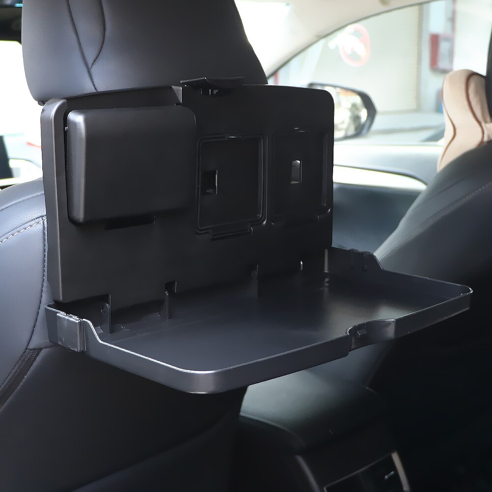 Bil foldning mad kop bakke bil styling spisebord drikke holder bil indvendig opbevaring hylde bagsæde kop holder auto tilbehør