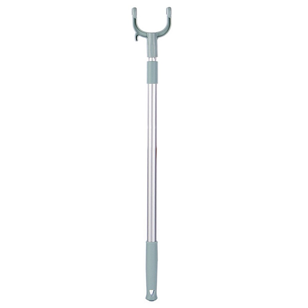 Aluminum Clothes Fork Balcony Fork Pole The Hangers For Clothes Retractable Adjustable Clothes Airing Fork Support Clothes Rack: Default Title