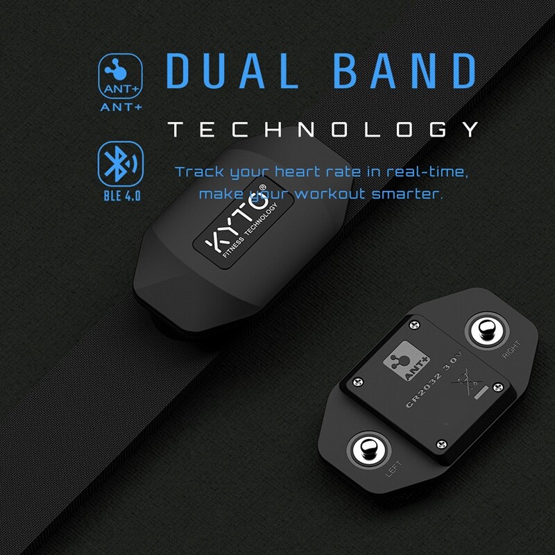 Kyto Ant + En Bluetooth 4.0 Draadloze Hartslagmeter Borstband Hartslagmeter Borstband