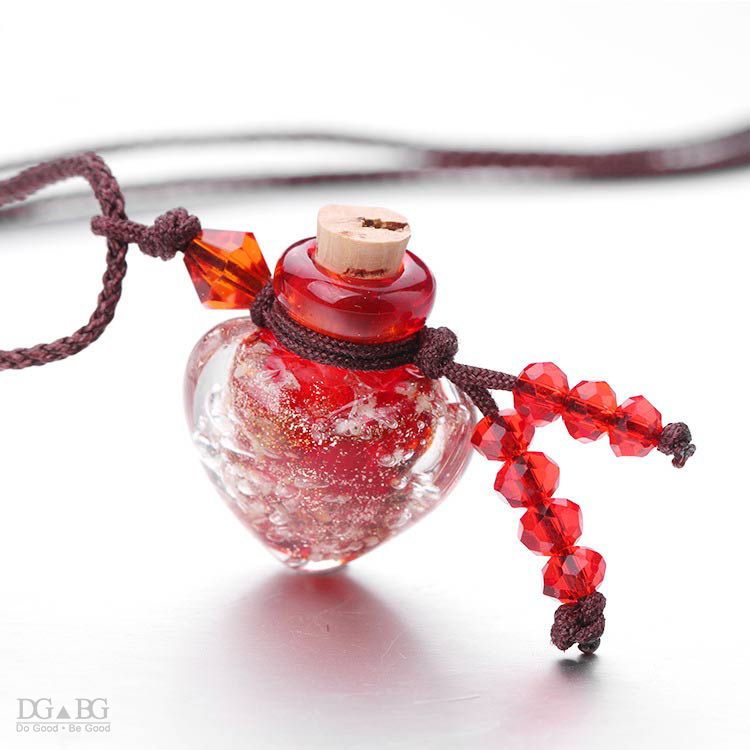 Soul Hanger Essentiële Olie Diffuser Fles Mini Urn Hartvormige Ketting Huisdier Crematie Asgrauw Aandenken Hond Kat Gedenkteken