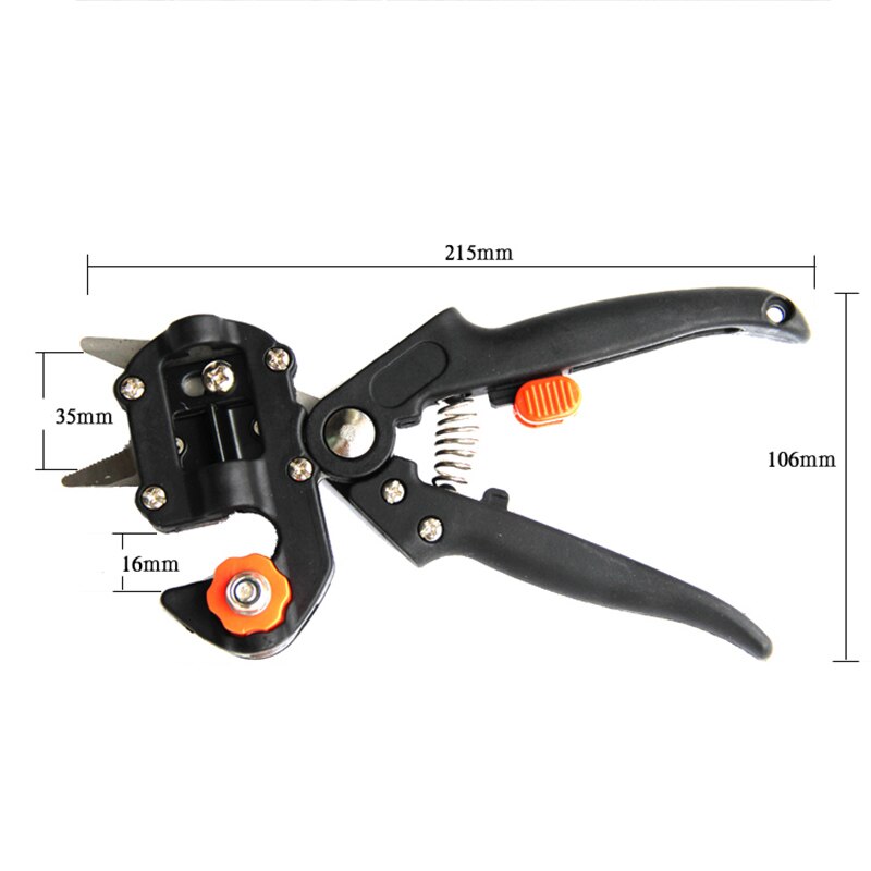 Kit de greffage de jardin | Outils de coupe de taille, Kit 2-en-1 outils de greffe, Kit de sécateur, greffe de oméga, U