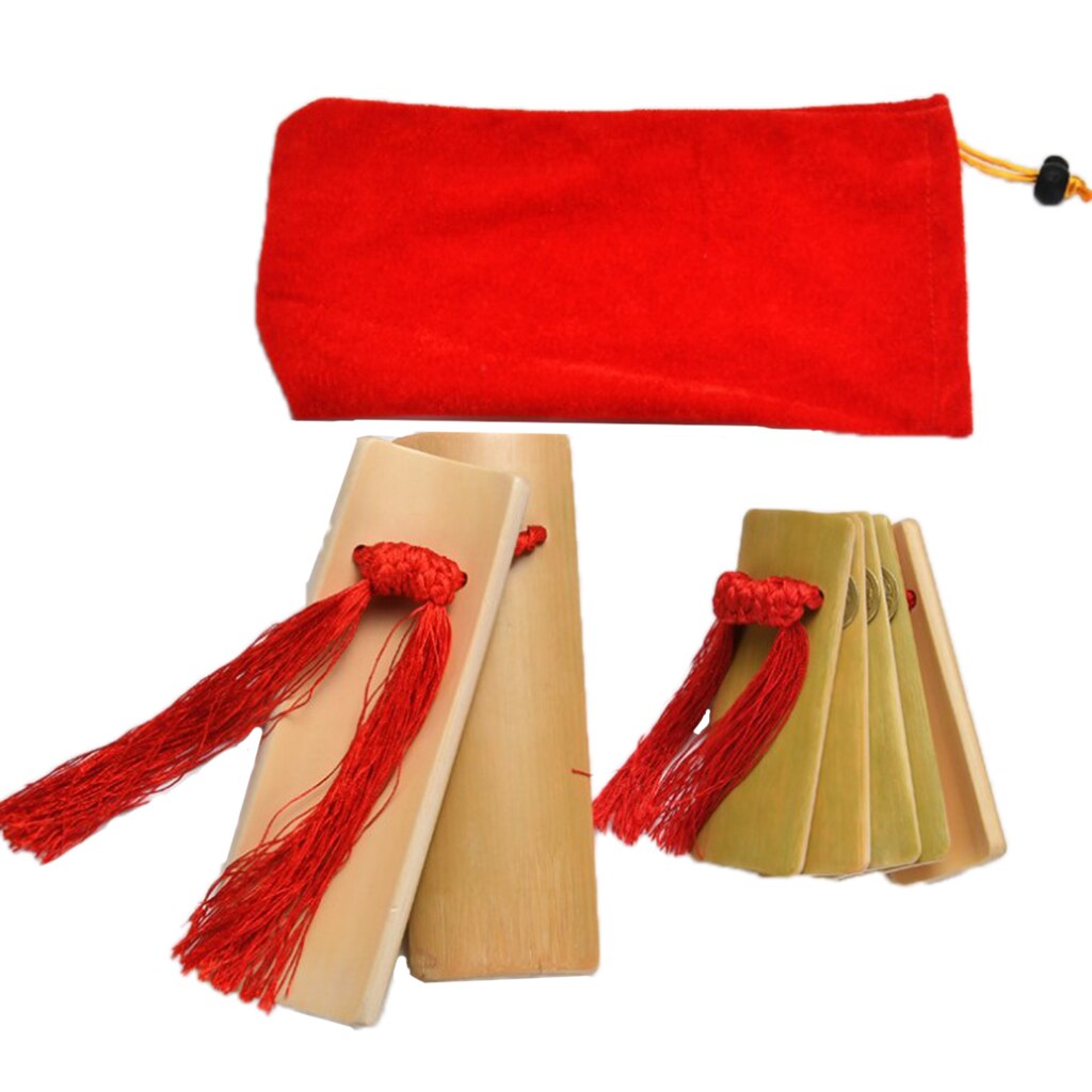 1 ensemble bambou claquettes castagnettes grand et petit chinois Kuaiban