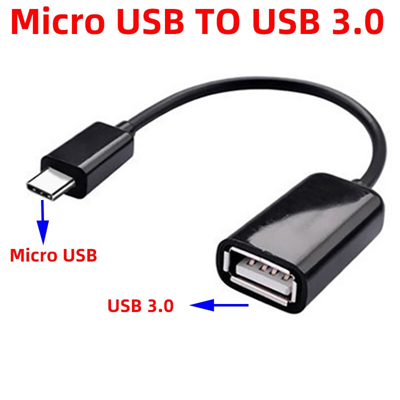 Otg Adapter Micro Usb Kabels Otg Usb Kabel Micro Usb Naar Usb Voor Samsung Lg Sony Xiaomi Android Telefoon Voor flash Drive