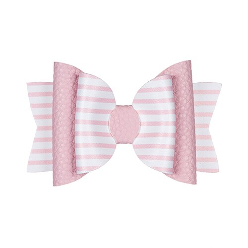 Thumbelina Rainbow Princess Hairgrips Glitter Hair Bows with Clip Dance Party Bow Hair Clip Girls Hair Accessories: pink