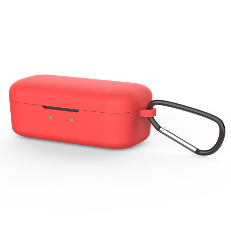 FIFATA Silicone Case Cover Earphone Shell For QCY T5 Wireless Bluetooth Headphone Frame Charging Box Protective Cases For Qcy T5: Red