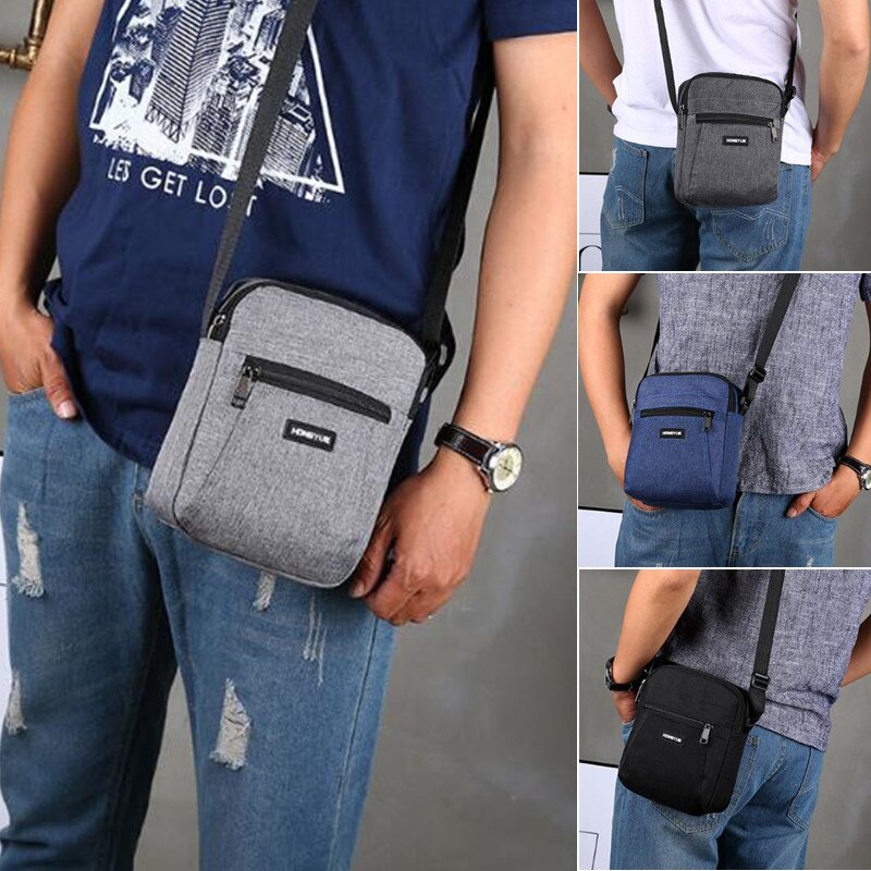 Mannen Taille Crossbody Messenger Schoudertassen Reistas Man Portemonnee Kleine Sling Pack Voor Werk Business Mannen tas