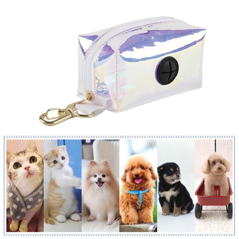 Portable Pet Puppy Cat Pick Up Poop Bag Dispenser Dog Poop Waste Holder Outdoor Garbage Organizer