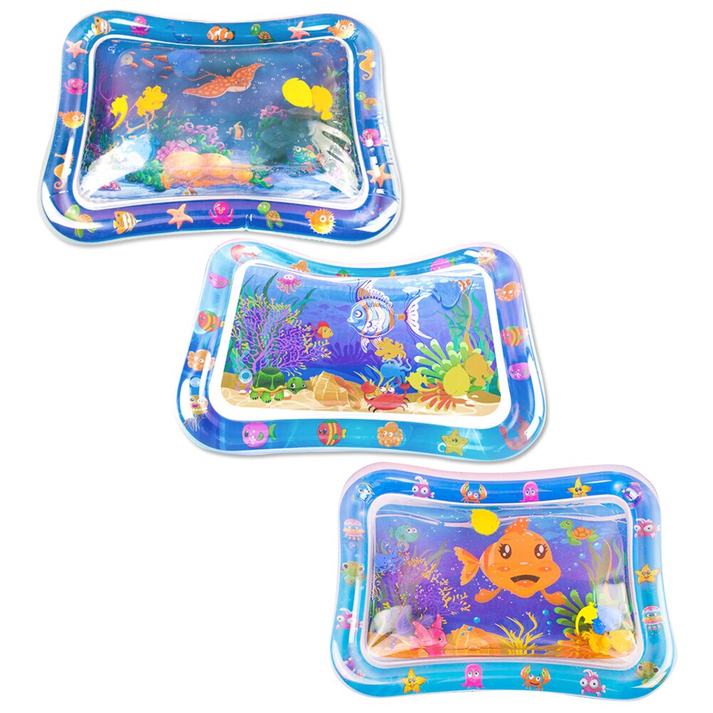 Baby Inflatable Water Cushion Portable Water Pad Multifunction Water Play Mat Toddler Activity Sensory Cushion