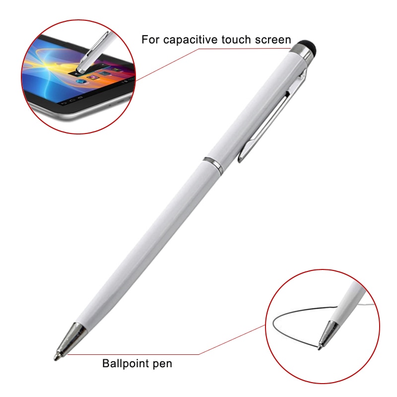 Tablet Stylus Pen voor Xiaomi mi8 se Universele 2 in 1 Capaciteit Touch Screen Pen voor Samsung S9 met Bal punt Pen voor iPhone X