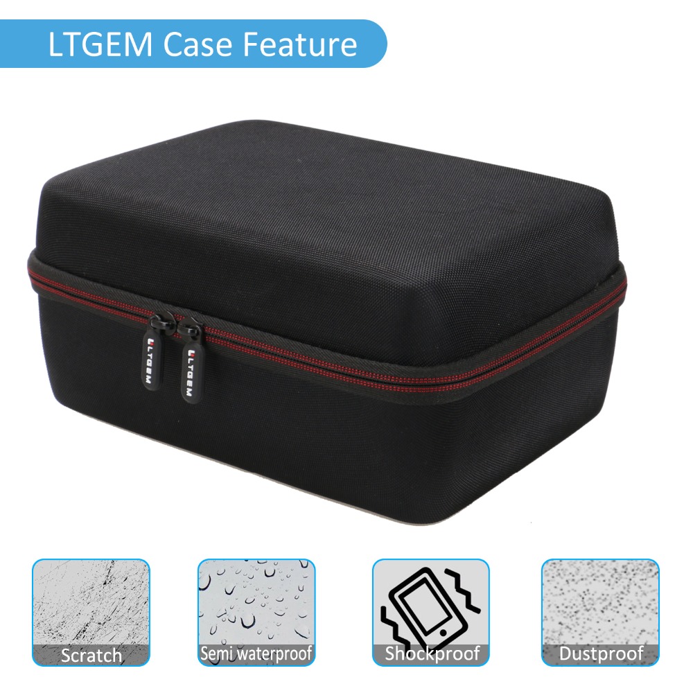 LTGEM EVA Hard Case for Blusmart LED-9400 Video Projector Upgraded +70% Brightness Portable Mini Projector - Travel Protect