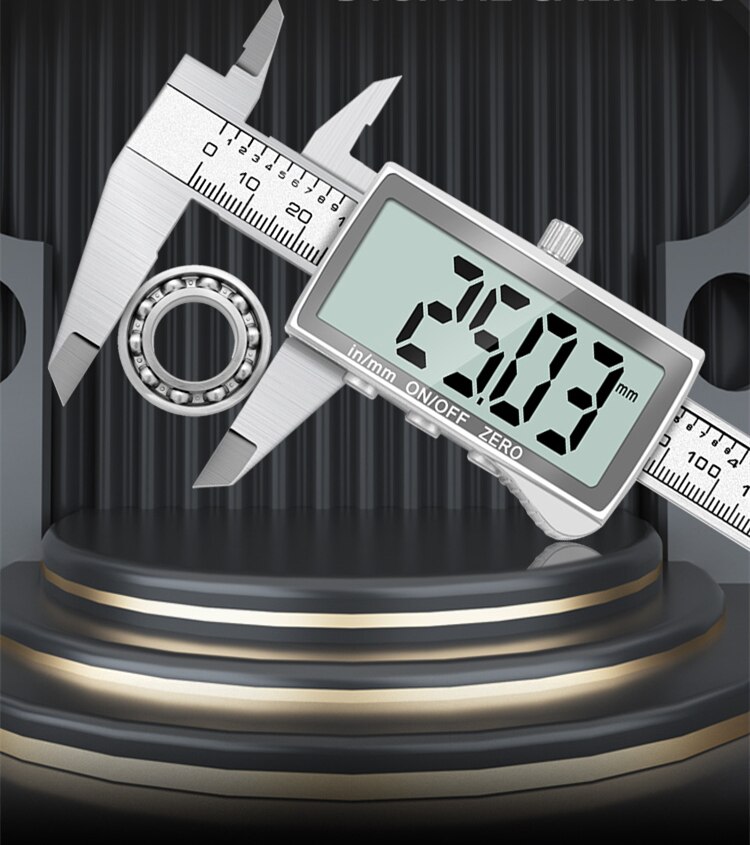 Digital Vernier Caliper Large-screen HD Digital Electronic Caliper 0-150mm Stainless Steel Vernier Caliper Measuring Tool