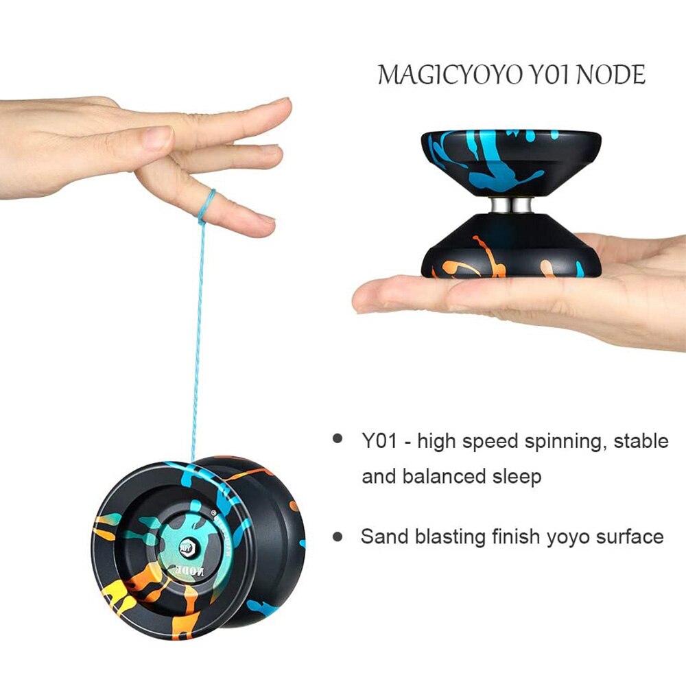 Magicyoyo  y01 professional alloy yoyo no longer responds, yoyo 10 ball stainless steel kk bearing yoyo for advanced players, for children and beginners