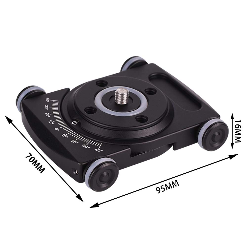 FOTOBETTER tabla para cámara Dolly deslizante Mesa portátil Pico Flex cámara móvil Rolling deslizante coche Skater Video carril Dolly