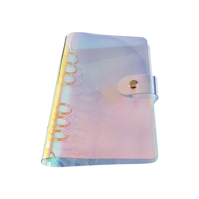 1 Pc 6 Holes PVC Loose Leaf Binder Notebook Notepad Sketchbook Business Journal Agenda Stationery School Office Supplies: Coffee