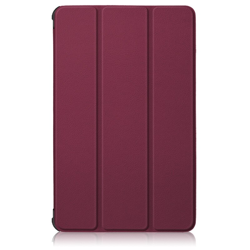 Tablet For Vankyo Matrixpad S30 Case 10.1 inch Tri Folding Funda For Vankyo Matrixpad S20 Cover Magnetic PU Leather PC Coque: wind red / For MatrixPad S30