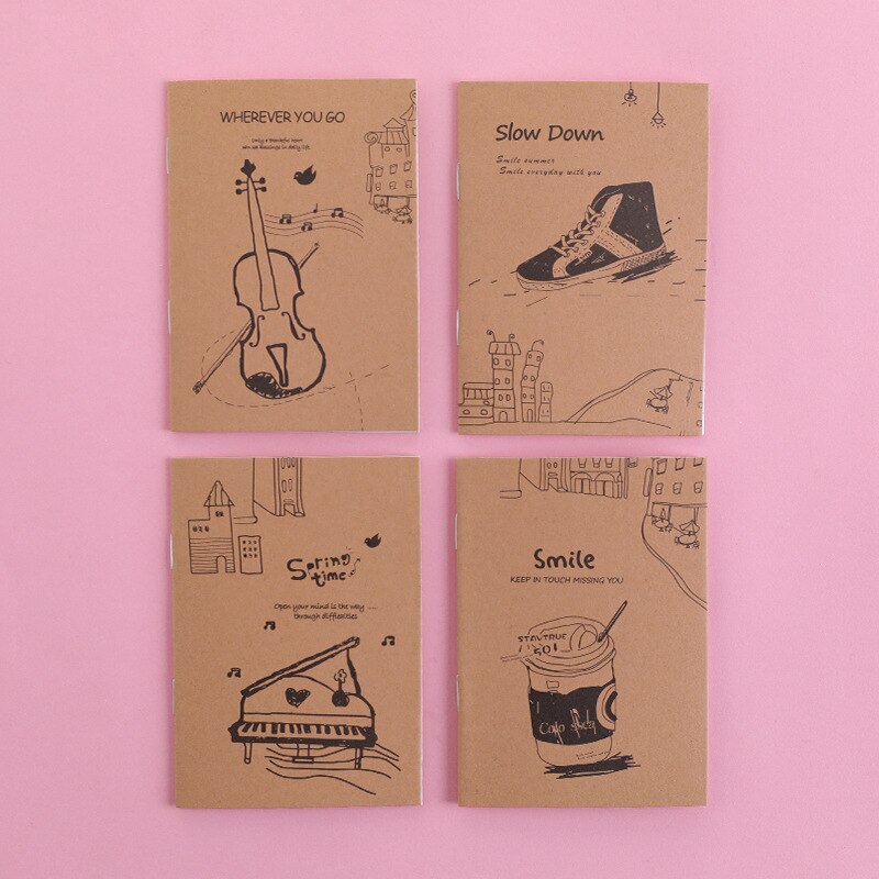 64K Kraft Notebooks Student Opname Student Daily Notepad Leuke Briefpapier School Kantoorbenodigdheden