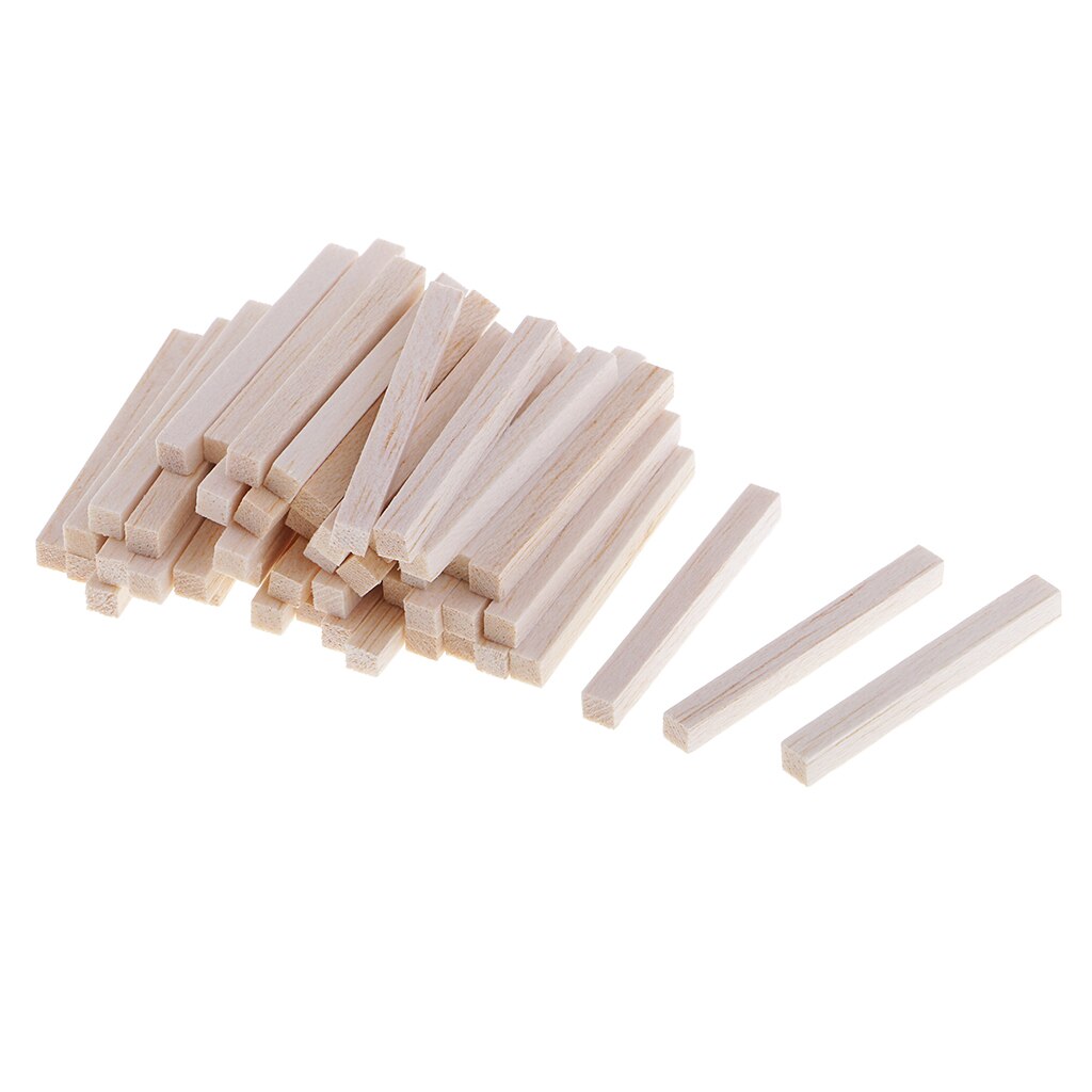 5cm/8cm/11cm Long Wooden Craft Sticks, Wooden Unfinished Square Dowel Rods for
