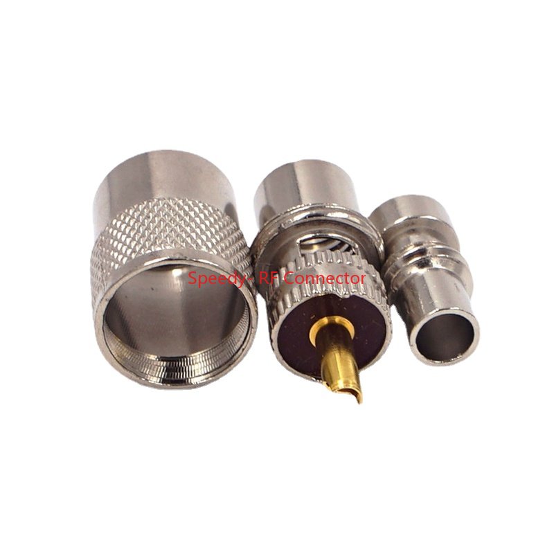 Conector de acoplamiento atornillado PL259 UHF macho reductor de soldadura UHF para Cable Coaxial RG58 RG142 LMR195 RG400 rápida