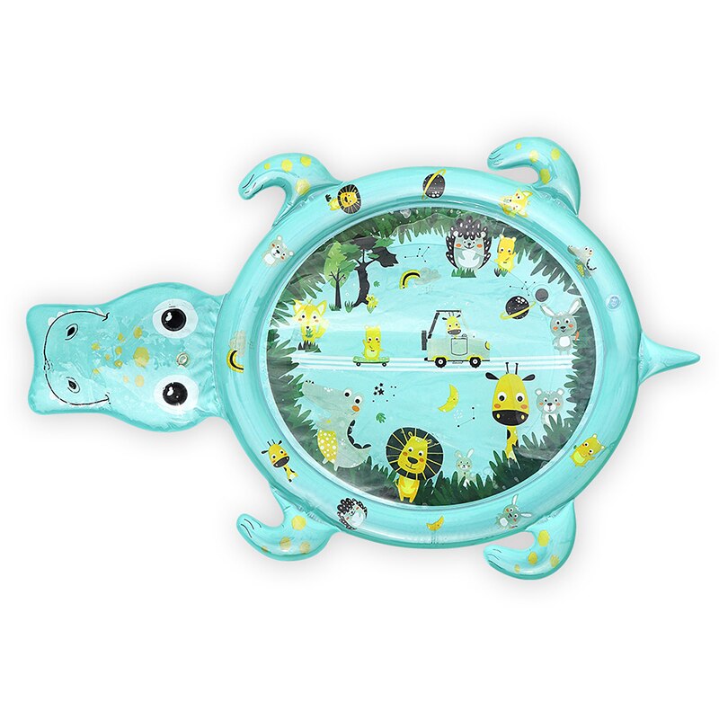 1Pcs Baby Water Mat Opblaasbare Vierkante/Croddile Patroon Baby Water Spelen Pad Mat Pvc Baby Veiligheid Water Kussen pad: animal mat
