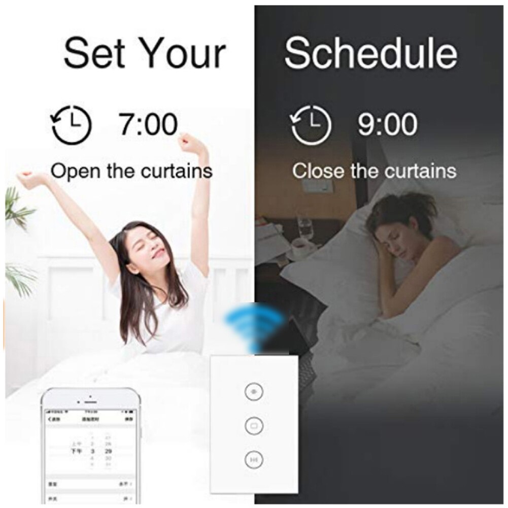 Tuya Wifi Smart Gordijn Switch Module Intelligente Thuis Diy Tool App Controle Gordijn Module Compatibel Met Alexa Google Thuis