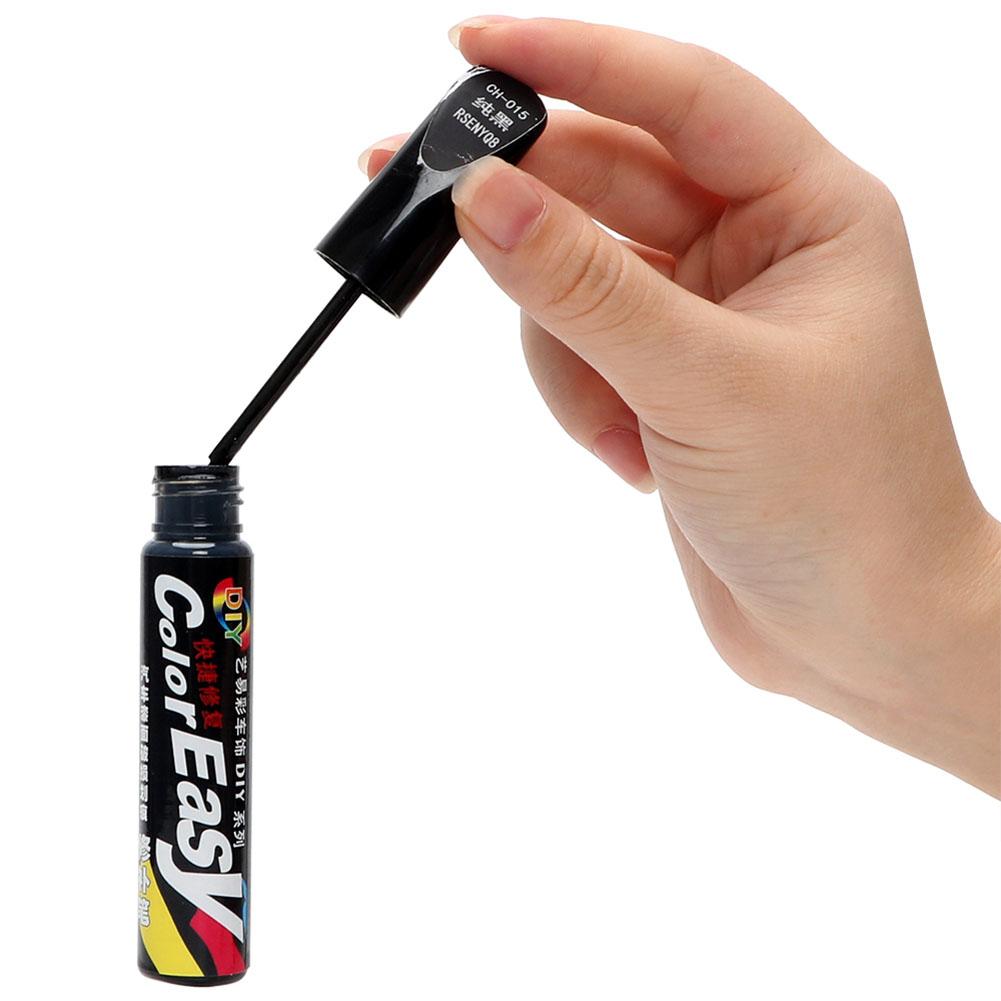 Lápiz reparador para arañazos de coche, reparador de pintura de coche, eliminador, relleno, Borrador Mágico, pintura para pequeños: Black
