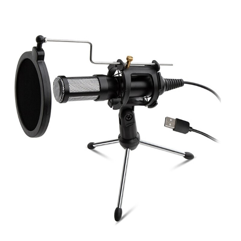 USB Microphone Condenser Microphone Computer Microphone Conference Voice PS4 Gaming Microphone USB MIC for Conf