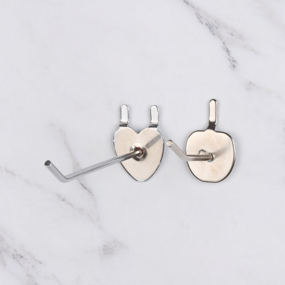 5Pcs Display Hooks Storage Racks Supermarket Shelf Display Hanger Single Pegboard Hook Peg Retail Shop Garage Kitchen Rack