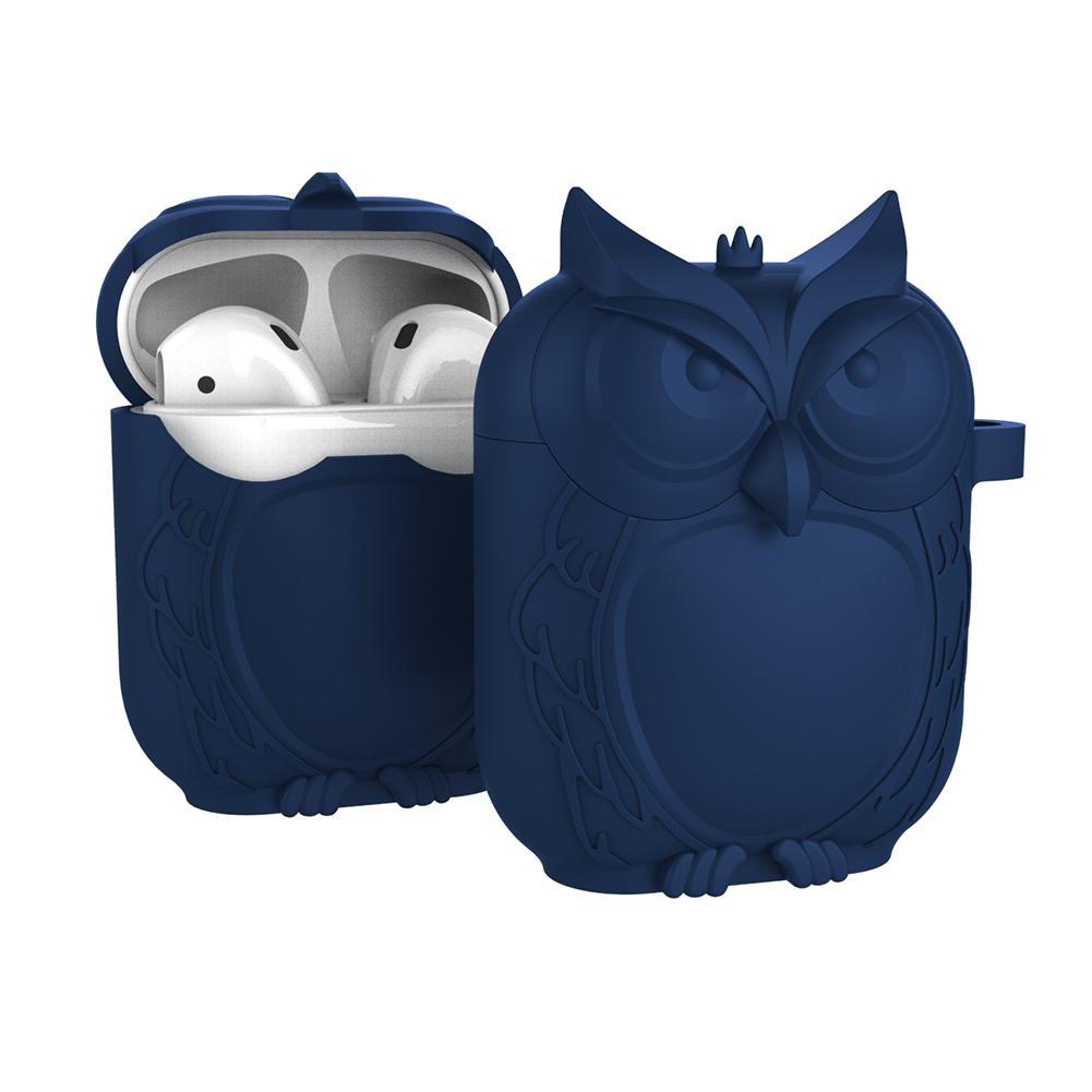 Groupe Vertical Vertical pour Apple AirPod Chic Unique hibou forme Gel de silice écouteur étui de protection couverture r29
