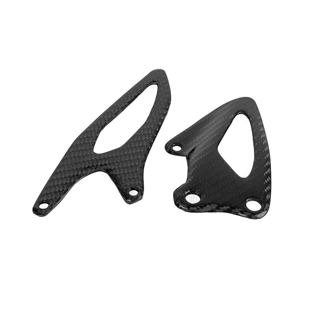 Voor Yamaha Yzf R1 Motorcycle Carbon Fiber Achteren Geplaatste Foot Peg Hiel Guard Plaat Onderdelen