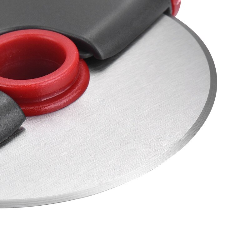 11x11 cm Rvs Pizza Wielen Ronde Vorm Pizza Cutter Plastic Handvat Cake Brood Ronde Snijden Snijmachine Nuttig pizza Gereedschap