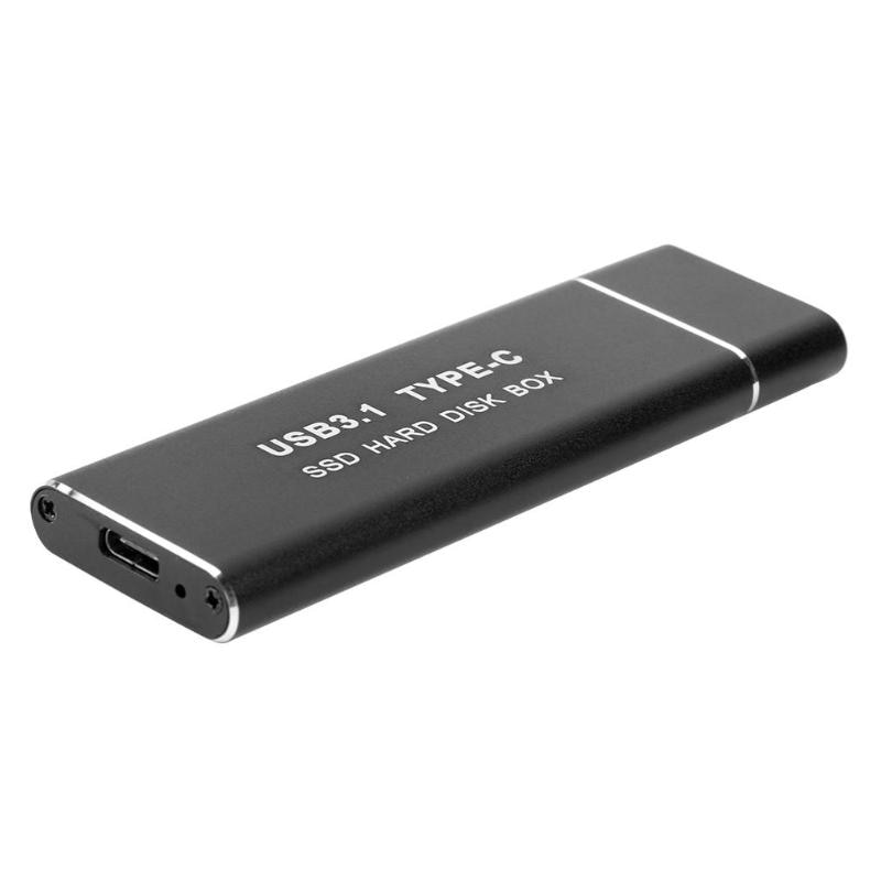 VKTECH M2 Hard Disk Case SSD Doos USB3.1 Type C naar M.2 NGFF Adapter Externe Harde Schijf Behuizing Mobiele SSD case HDD Behuizing