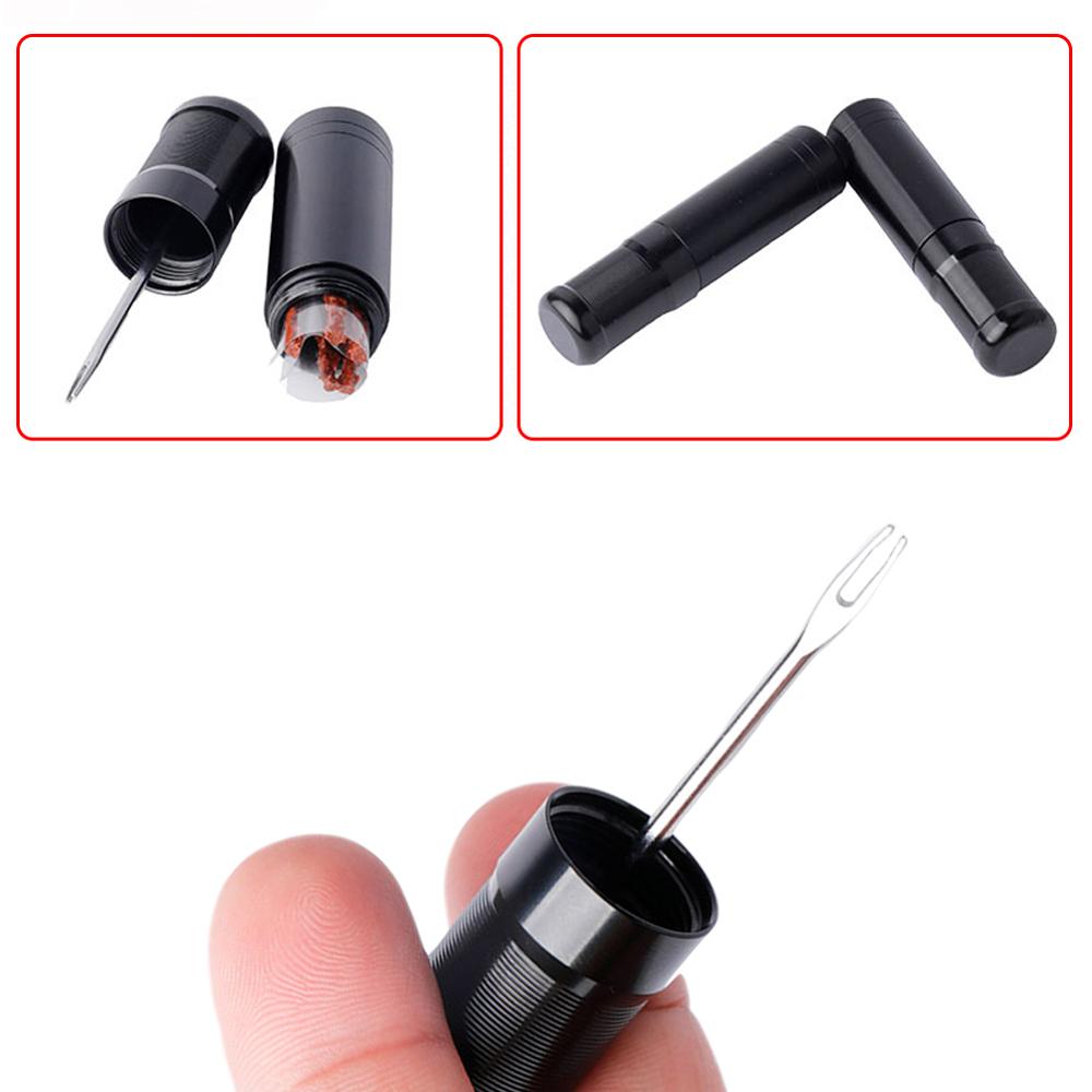 Fietsband reparatiegereedschap voor tubeless banden bandenboor voor dringende lekke banden lijmvrije reparatie optioneel 10/30/100 stuks rubberen strepen