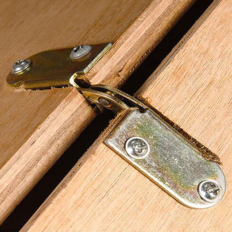 2Pcs/set Folding Hinge 180 Degree Flap Board Hinge Furniture Dinner Table Bed Hidden Hinges Support Bracket Hardware Accessories