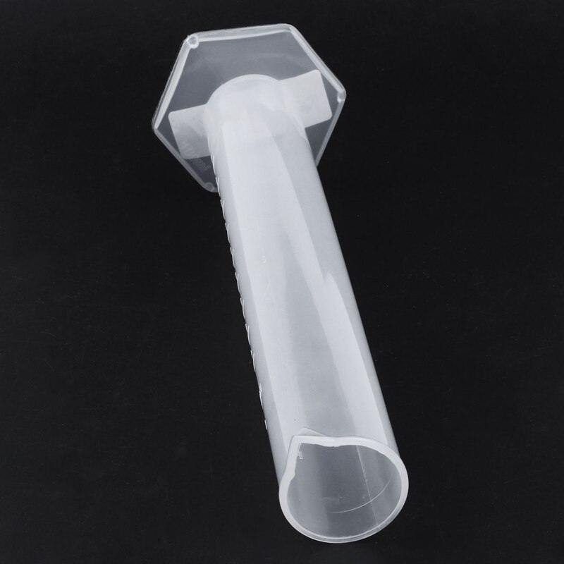 1 Pcs Chemistry Set Measuring Tool Plastic Graduated Cylinder 100ML & 1 Pcs 50 Ml Transparent Plastic Graduated Tube