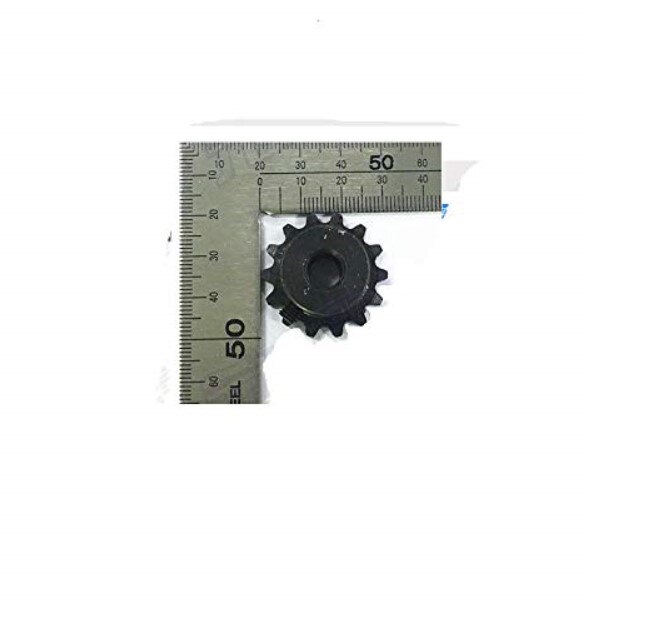 Alomejor 14-Zahn Kettenrad Für E-Roller - 12x17mm Innendurchmesser, 428 Metall