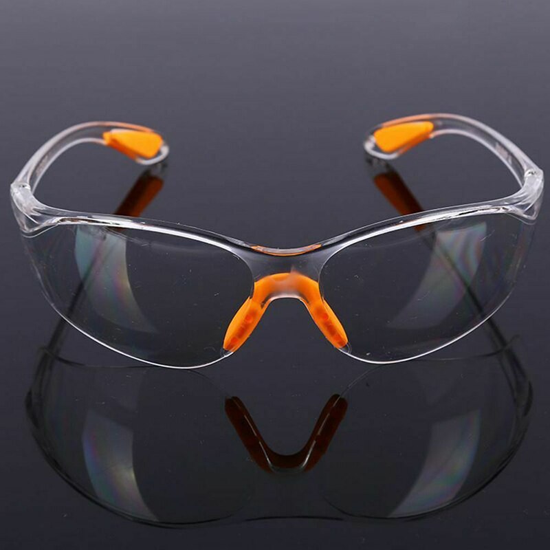 Eye Protective Glasses Lab Outdoor Work Protect Glasses Anti-impact Clear Glasses Factory Safety Goggles Workplace Safe Supplies
