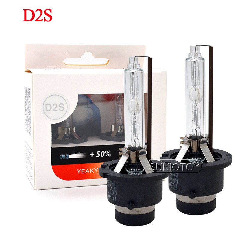 SUKIOTO High Bright D1S Yeaky 35W 4500K 5500K 6500K D3S Car Headlight Bulbs Yeaky D2S D4S Xenon Lamp Bulb D2R D4R Car Retrofit