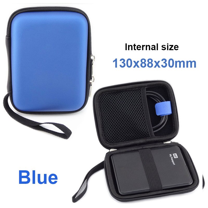 Zewnętrzny dysk twardy przenośne etui z suwakiem pokrowiec ochronny robić 2.5 "WD Seagate dysk twardy hdd