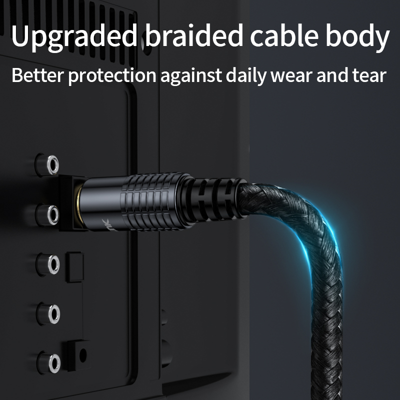 Unnlink SPDIF Cable de Audio óptico Digital HiFi 5,1 Toslink Cable para reproductor barra de sonido amplificador Subwoofer Cable de fibra 1 a 10m