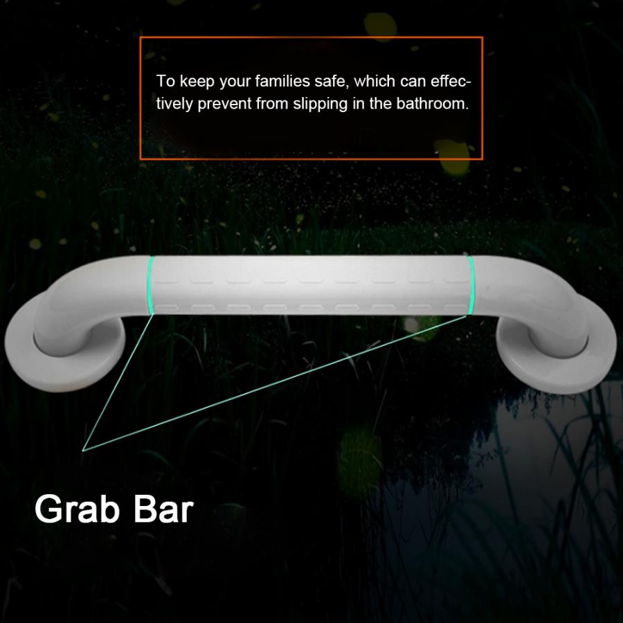 Shower Safety Grip Bar Stainless Steel Bath Grab Bar Safety Hand Rail Handrail Shower Handle for Bathroom Toilet Bathroom