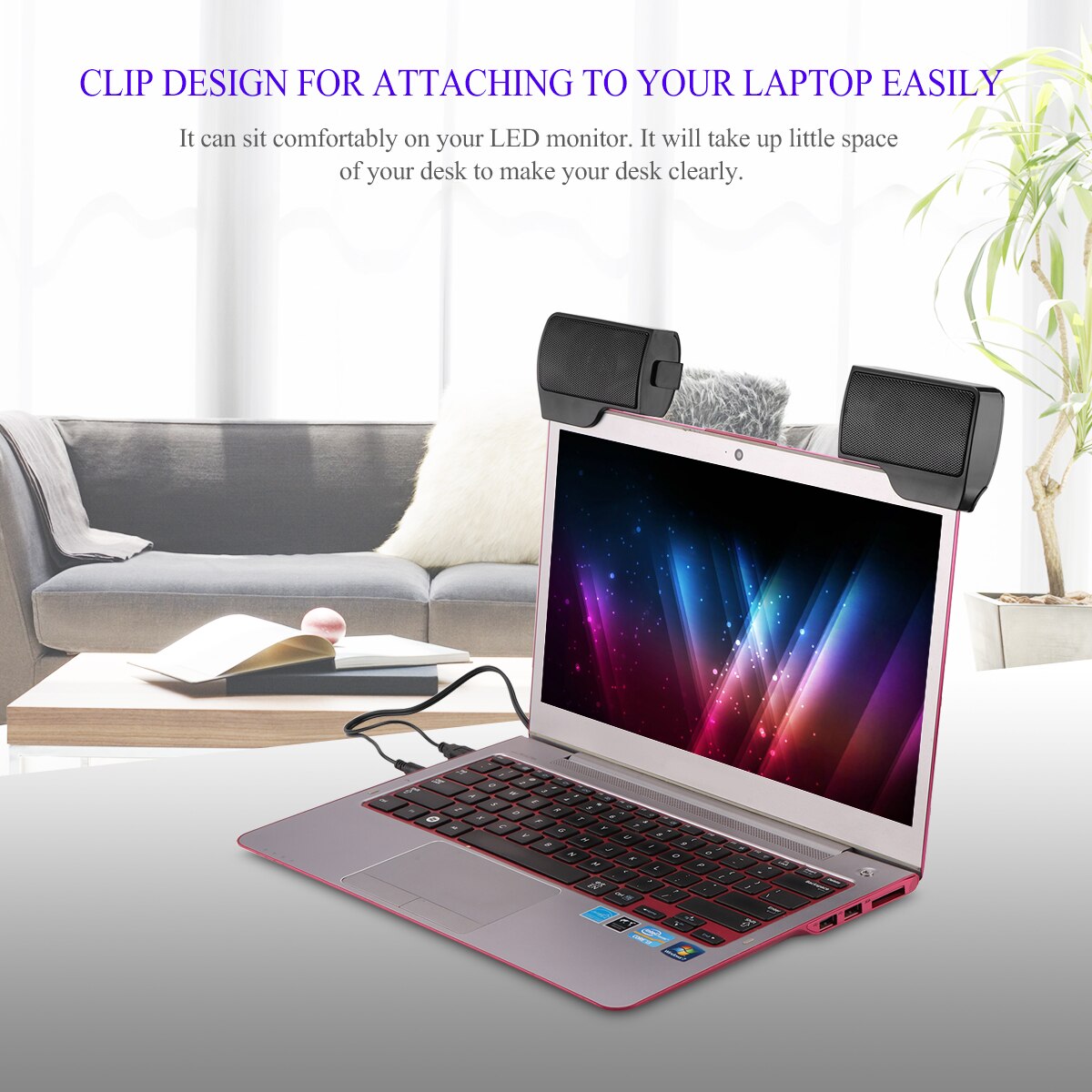 Draagbare Laptop/Computer/Pc Speaker Subwoofer Usb Soundbar Soundbar Stok Muziekspeler Speakers Voor Tablet