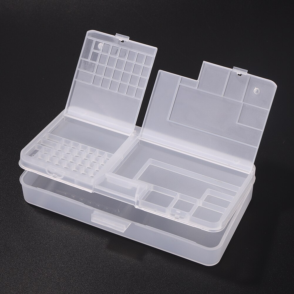 Boîte de rangement multifonction pour iPhone écran LCD, composants de puces IC, téléphone portable, outils de réparation, étui organisateur