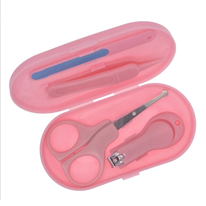 1 Set 4 Stuks Kind Schaar Praktische Baby Nagelknipper Trimmer Dagelijks Baby Manicure Kit Care