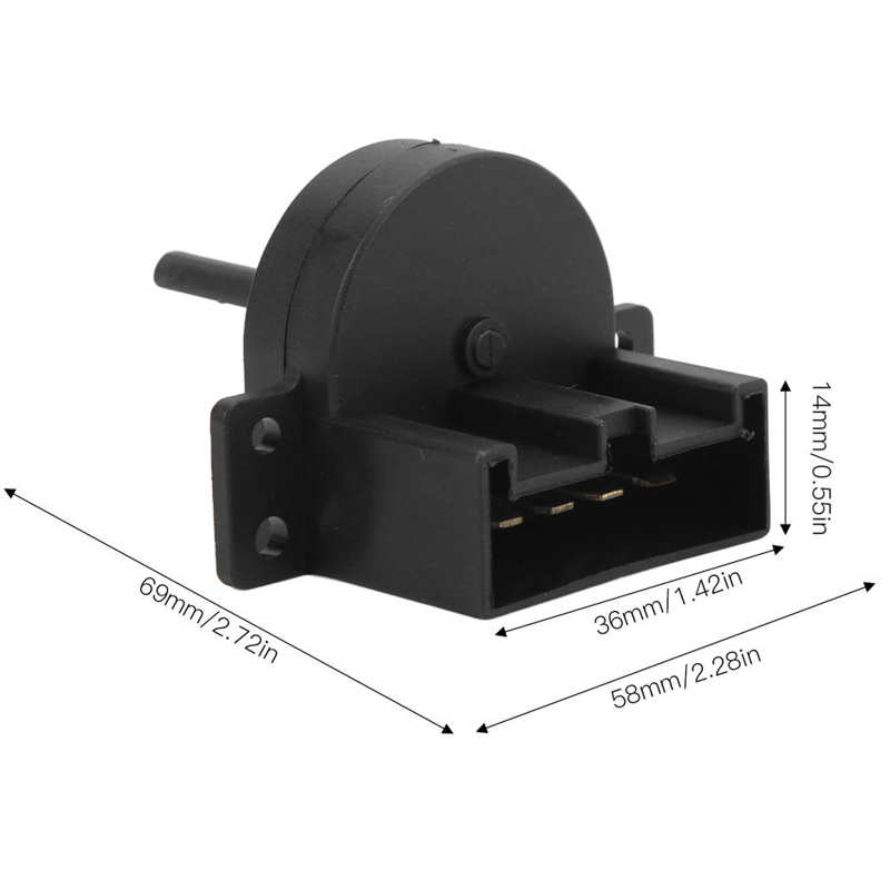 1607508680 Heater Blower Fan Switch Long Durability OEM High Efficiency Original Standard Black Replacement for RELAY