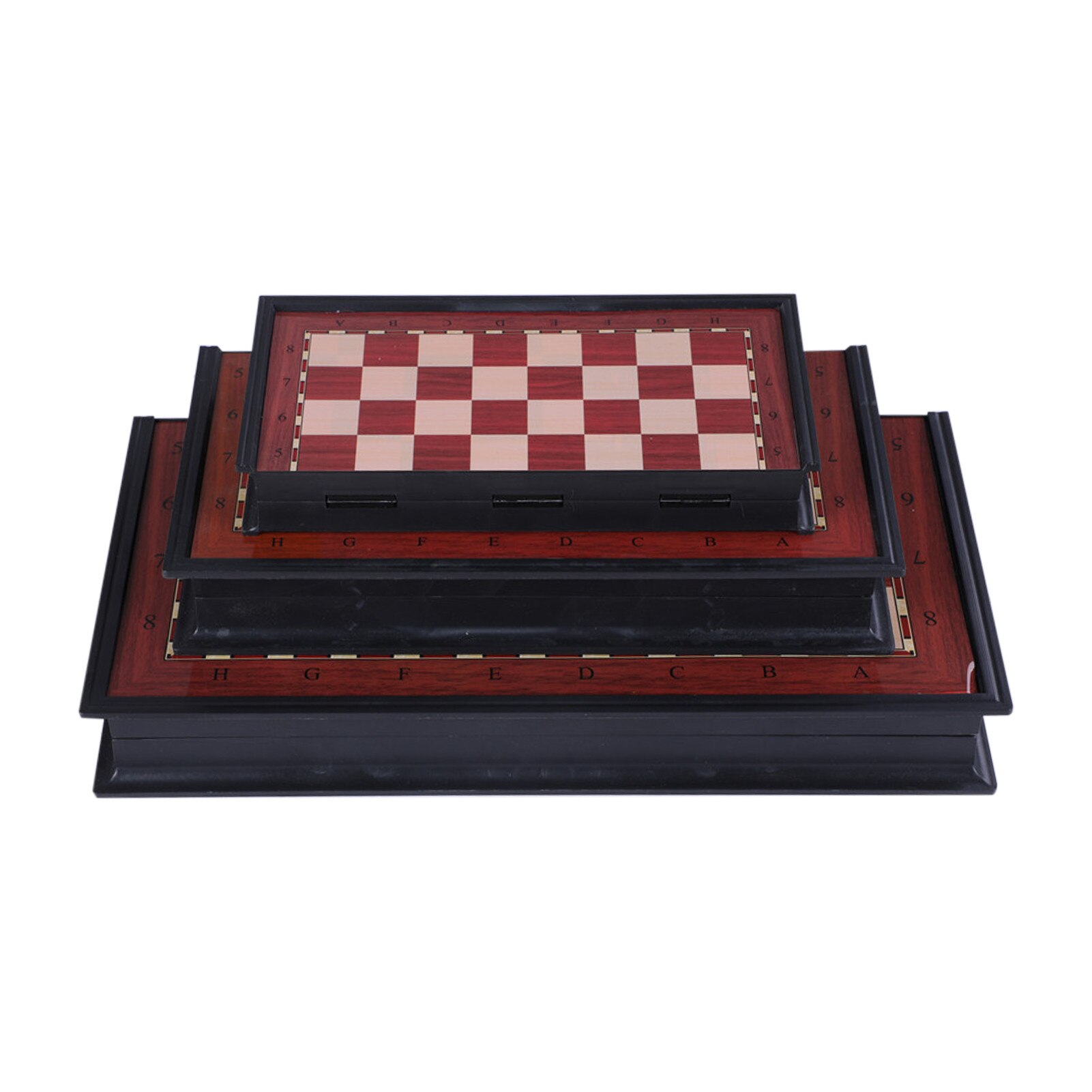 Wooden Folding Magnetic Chess Set Solid Wood Chessboard Magnetic Pieces Entertainment Travelling Board Game Adults Children