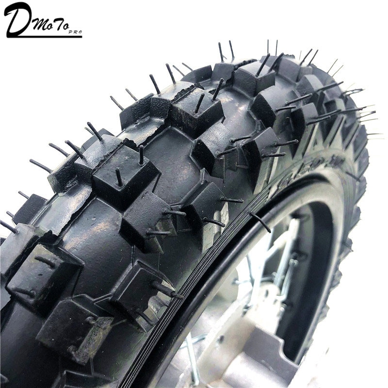 2,50-10 zoll Hinten Reifen Stahl Felgen Trommel Bremse Räder Felgen Hub CRF50 Kayo Chinesische Schmutz Grube Fahrrad motorrad Mini Fahrrad