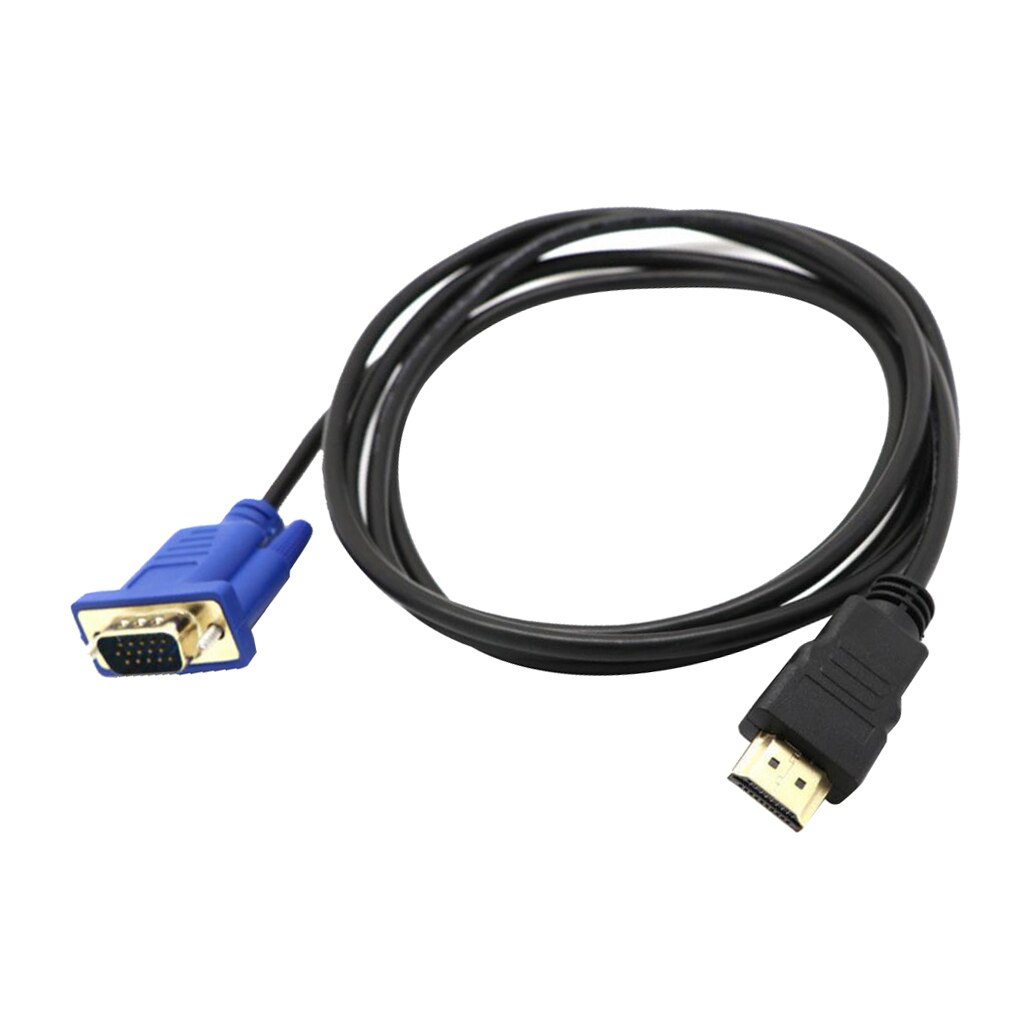 1080P HDMI Male to VGA Male Video Cable Cord Converter Adapter For HDTV 3ft