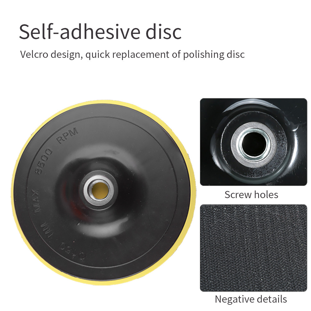8 Stuks Auto Polijsten Kit Polish Pad 3/5/7 Inch Auto Polijstschijf Waxen Spons Auto polijstmachine Buffing Voor Auto Polijstmachine Accessoires